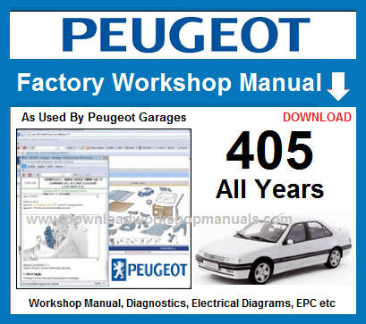 Peugeot 405 Workshop Repair Manual Download